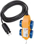 BRENNENSTUHL Kabel se 4-zásuvkovým blokem - Profi RN; 10m